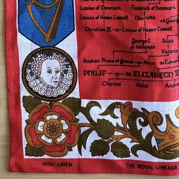 Vintage Irish Linen Tea Towel - Picture 4 of 10